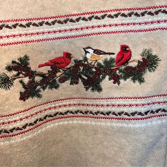 Croft & Barrow Womens Petite Size XL Jackets Green & Beige Embroidered (2-Pack) - Picture 6 of 12